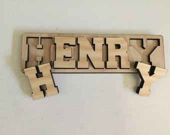 personalized puzzle for kids etsy