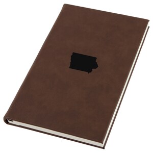 Iowa Engraved A5 Leatherette Journal, Notebook, Personal Diary