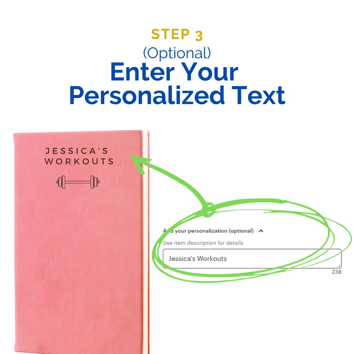 Workout Journal and Exercise Journal Leatherette Journal. A5 | Etsy