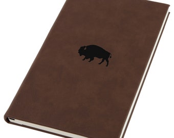 Buffalo Engraved A5 Leatherette Journal, Notebook, Personal Diary