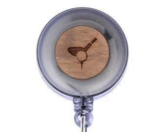 Golf Badge Holder with Retractable Reel, Badge Holder, Personalized Badge Holder, Corporate Gifts