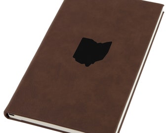 Ohio Engraved A5 Leatherette Journal, Notebook, Personal Diary