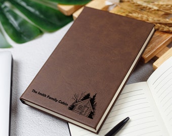 Cabin Guest Book, Airbnb Guest Book, Lodge Notebook, Cabin Journal