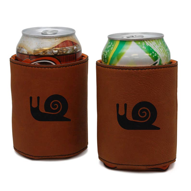 Snail Leather Can Sleeve Beer Sleeve Beer Cooler Beer Etsy