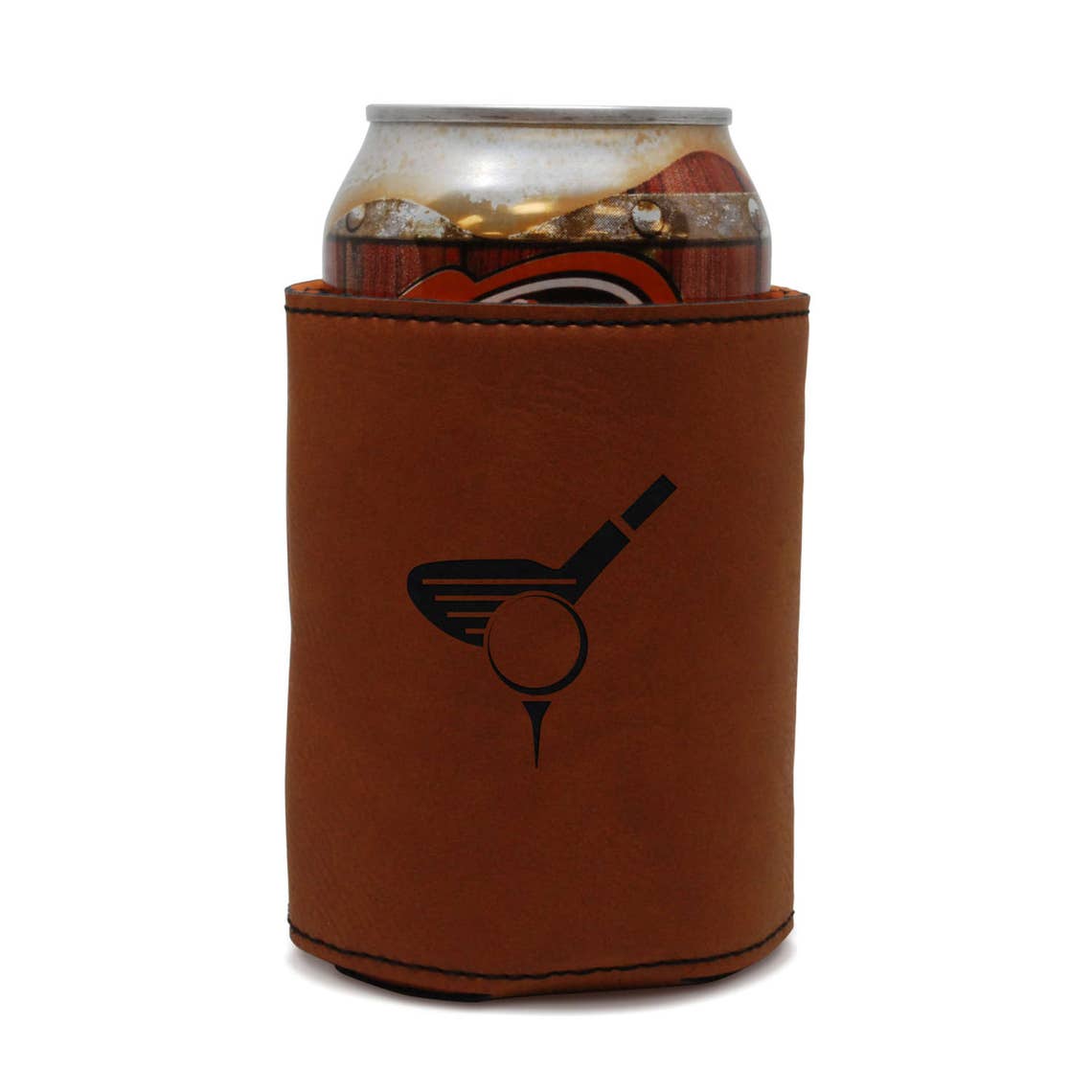Golf Leather Can Sleeve Beer Sleeve Beer Cooler Beer Hugger Etsy