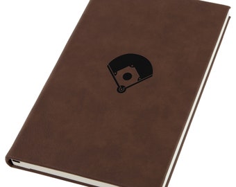Baseball Diamond Engraved A5 Leatherette Journal, Notebook, Personal Diary