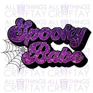 Spooky Babe Sublimation Digital Design Télécharger PNG