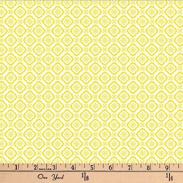 Sunny Botanical Cotton Fabric By The Yard