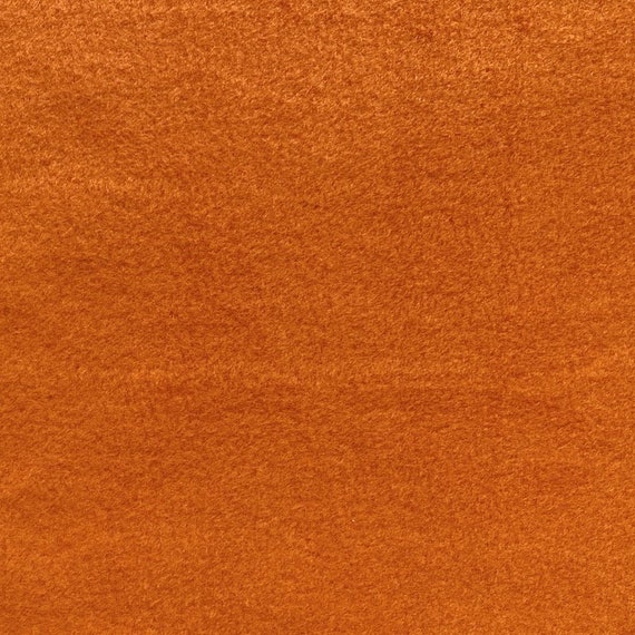 Orange Polarfleece Stoff - Antipilling Fleece 150cm Breit