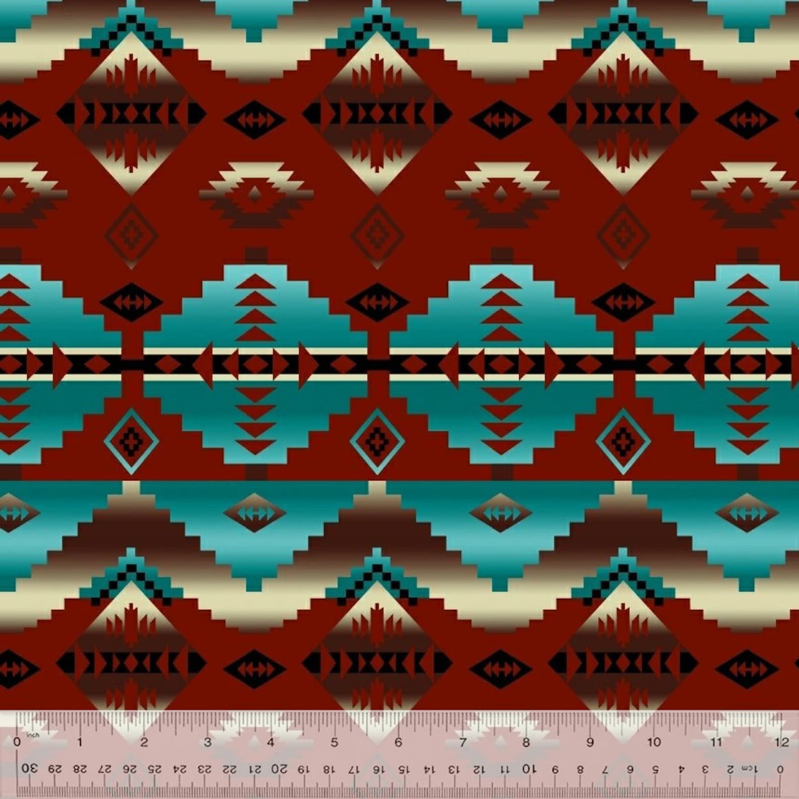 Southwest Canyons Copper Anti-pill Fleece Fabric by the Yard - Etsy Canada