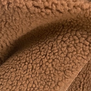 Tan Sherpa Fabric