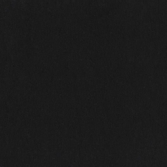solid black flannel