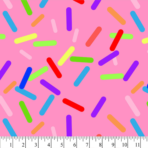 Sprinkles Anti-Pill Fleece Fabric By The Yard