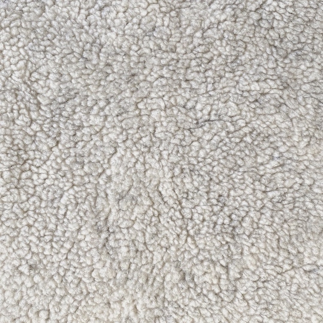 Solid White Sherpa Plush Fleece Fabric