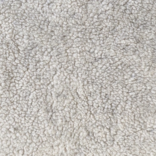 Solid Cream Berber Sherpa Fleece Fabric by the Yard Etsy