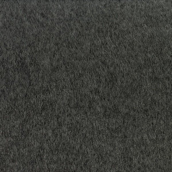 Solid Charcoal Grey Anti-Pill Fleece Fabric By The Yard (Heavy Weight, Spun Yarn)