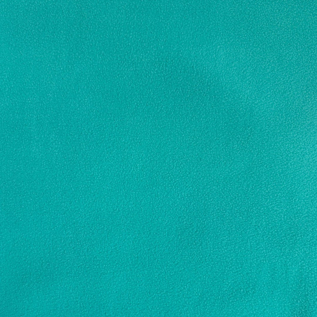 Turquoise Solid Solid Velour Turquoise Anti-pill Fleece Fabric (mid-weight) - Etsy