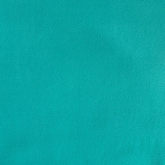 Solid Velour Turquoise Anti-Pill Fleece Fabric (Mid-Weight)