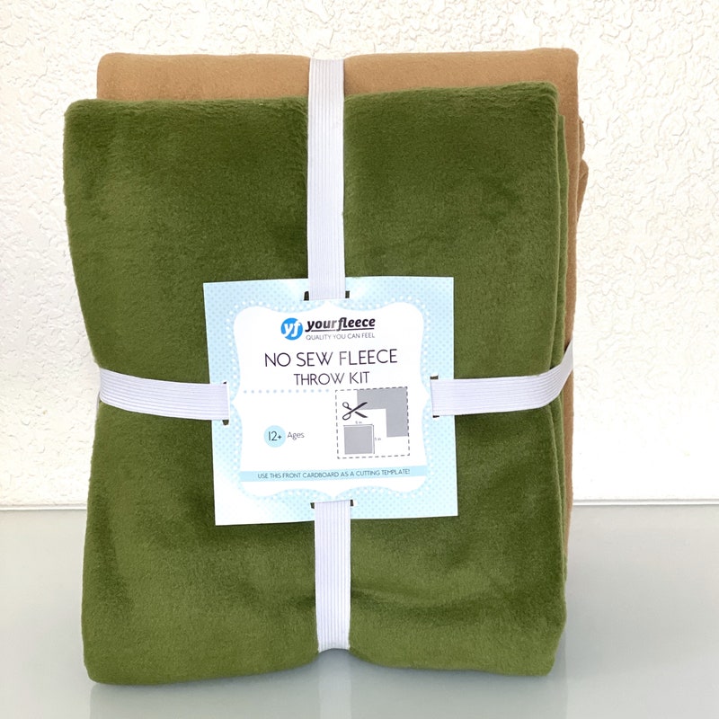 Olive Green Tie Dye Blanket main image 1