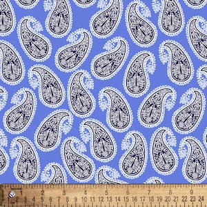 Paisley Drops Cotton Fabric By The Yard