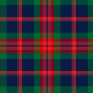 Winter Plaid Anti-Pill Premium Fleece Fabric By The Yard