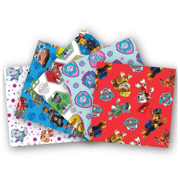 Paw Patrol 5-piece Cotton Fabric Fat Quarter Bundle