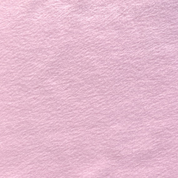 Solid Soft Pink Anti-Pill Fleece Fabric By The Yard (Medium Weight)