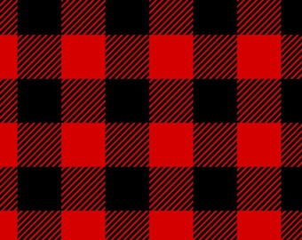 Buffalo Plaid Lumberjack Anti-Pill Premium Fleece Fabric By the Yard