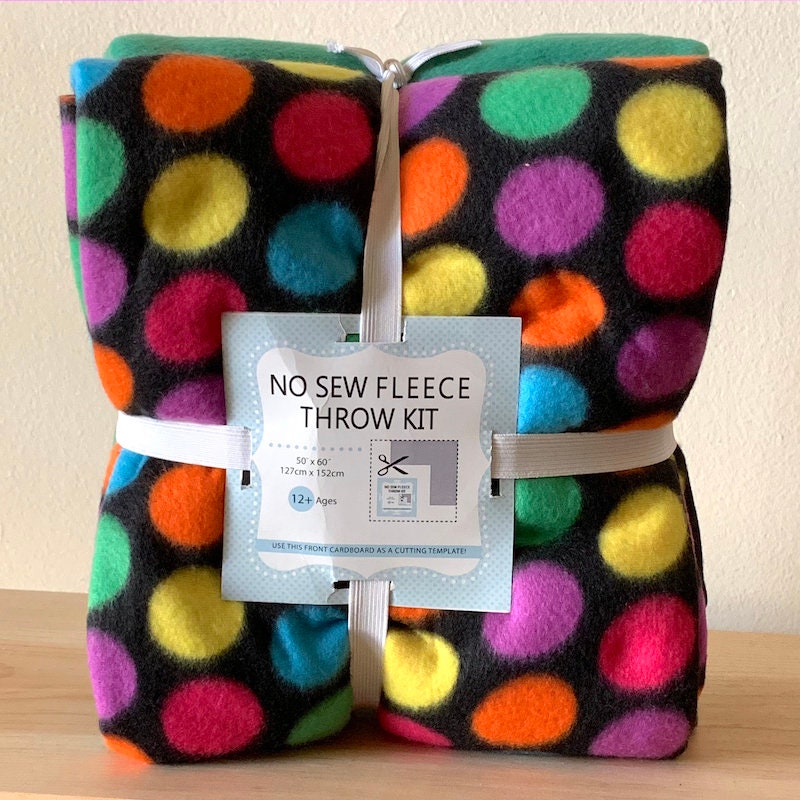 No Sew Fleece Blanket Kits 72 X 60 