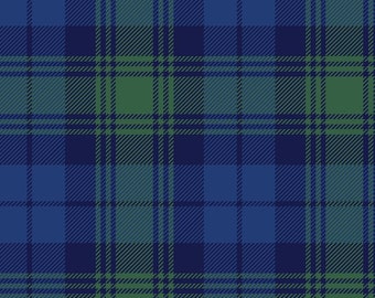 Plaid Tartan Anti-Pill Fleece Fabric By The Yard