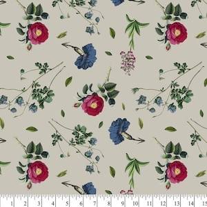 Floral Spring Chiffon Fabric By The Yard