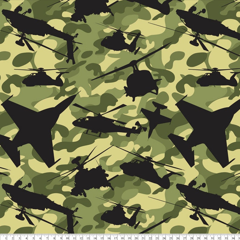 Air Force Camouflage Fleece Fabric By The Yard Etsy