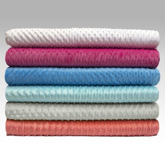 Minky Fabric, Plush Fabric, Blanket Fabric, Cuddle Fabric, by the Yard 