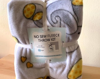Fleece throw kits sale