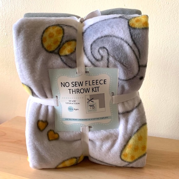 All No-Sew Throw Kits - No-Sew Fleece Kits