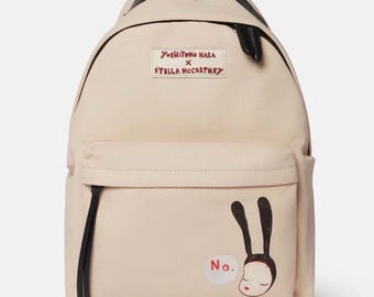 Stella McCartney x Yoshitomo Nara collaboration canvas backpack | Super RARE