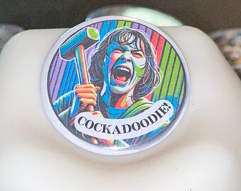 Cockadoodie Horror Mini Pin