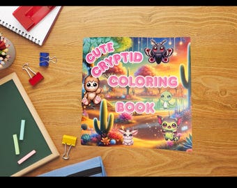 Cryptid Coloring Book