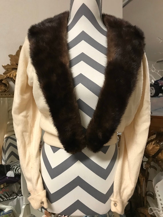 1950's Cream Sweater