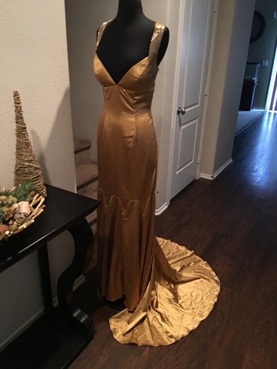 Gold Evening Gown