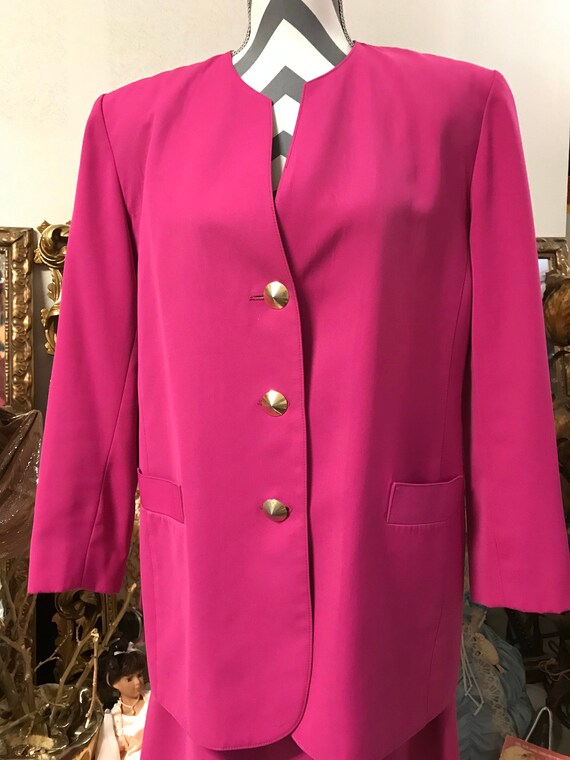 1990's Lilli Ann Pink Suit