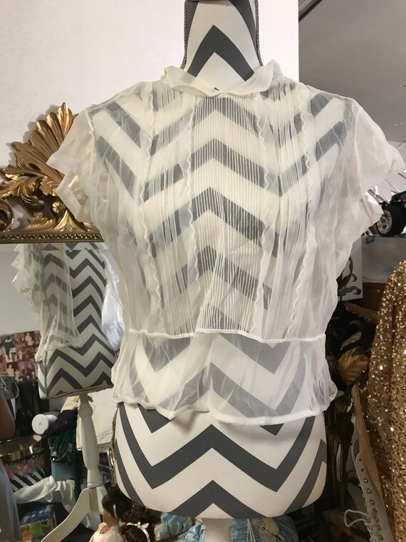 1940's White Blouse