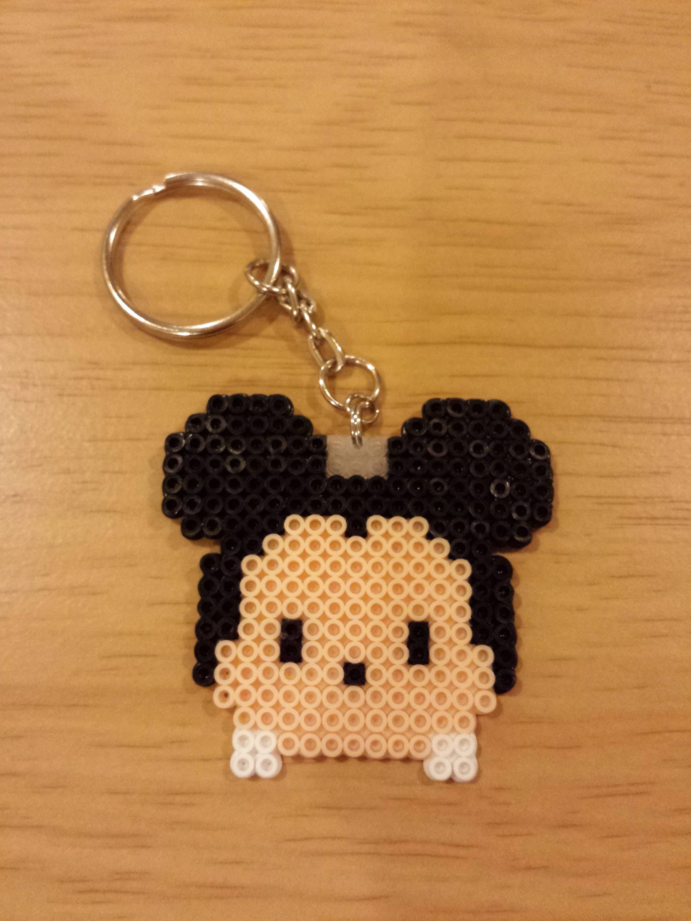 Disney Tsum Tsum Mini Perler Bead Keychains Etsy