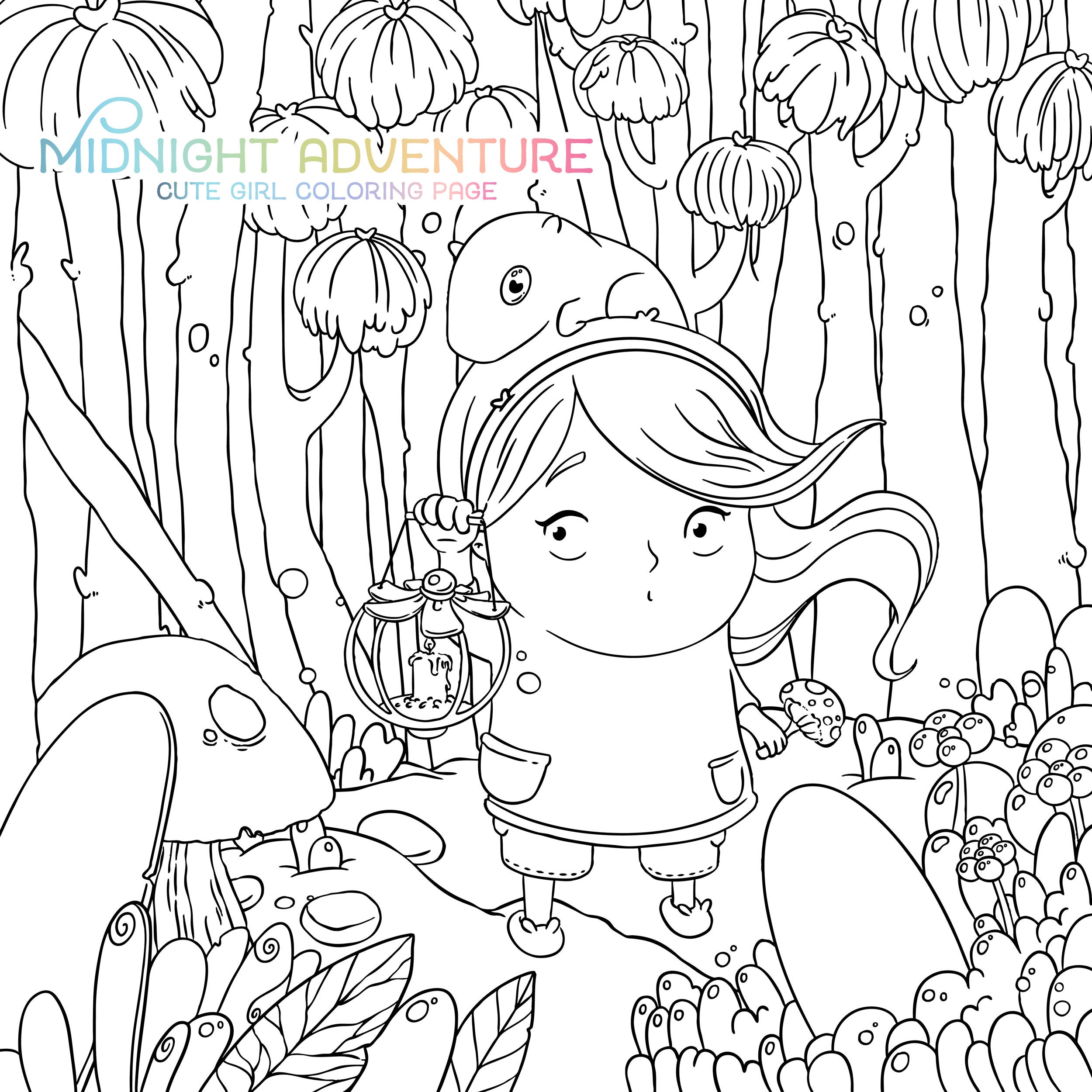 92 Coloring Pages Cute Mushrooms  Latest Free