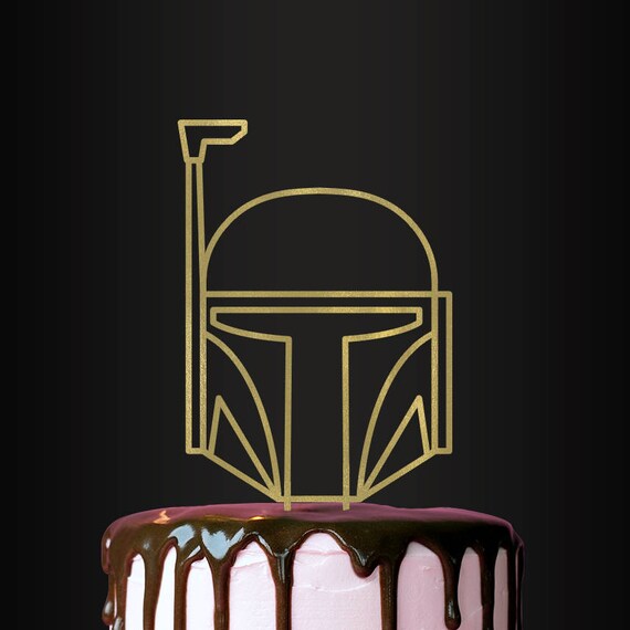 boba fett cake topper
