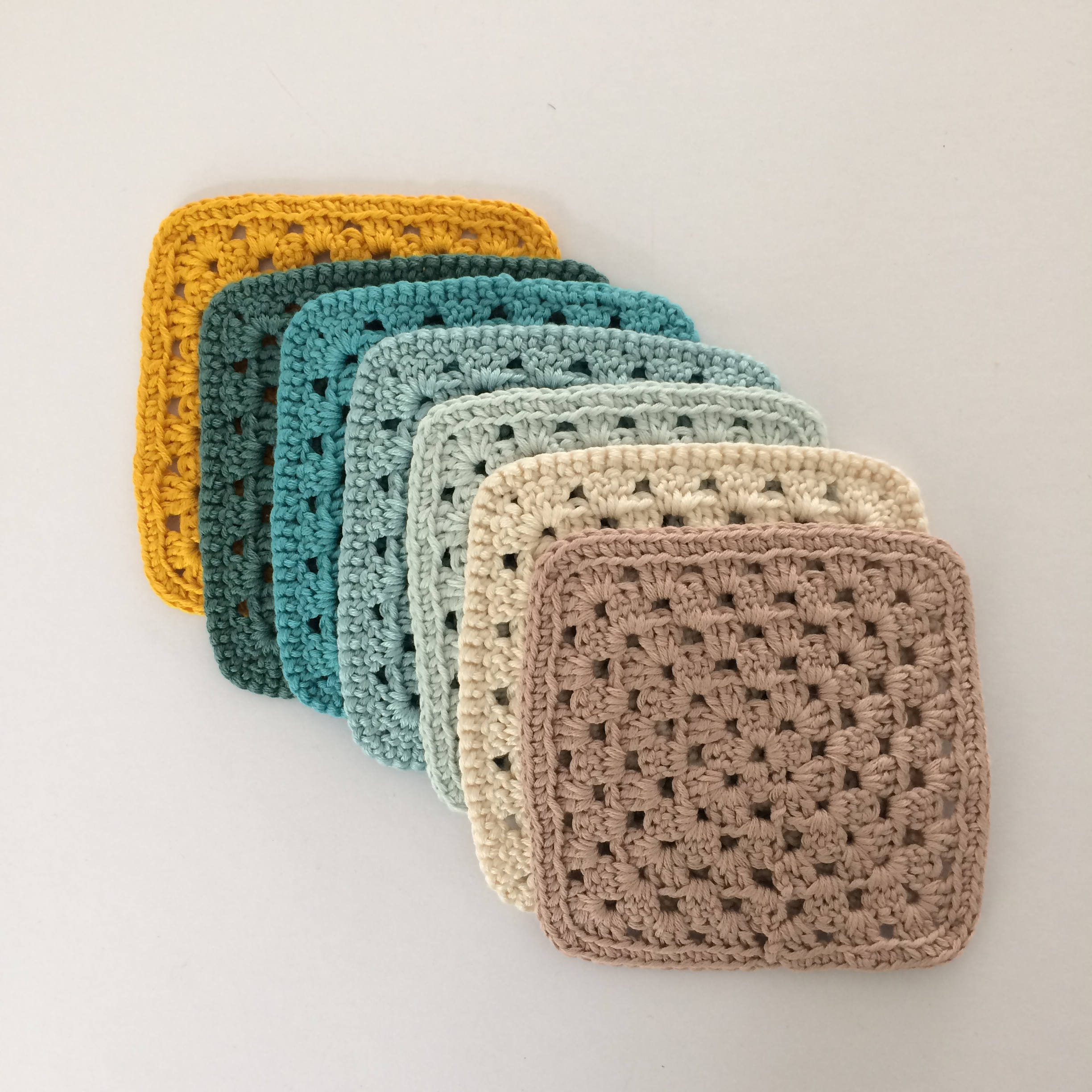 Dessous de Tasses en Coton Crocheté #scandinaviandesign