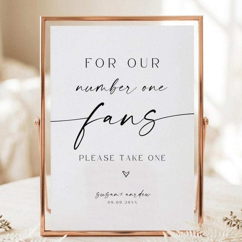 Fan Signs - Etsy