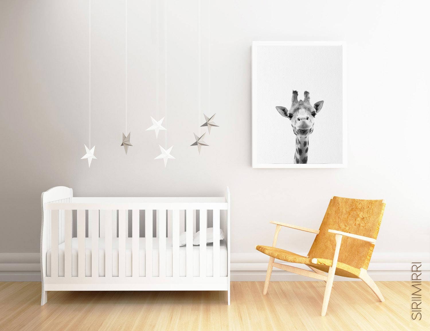 Giraffe Print Giraffe Wall Art Nursery Decor Nursery Animal Etsy