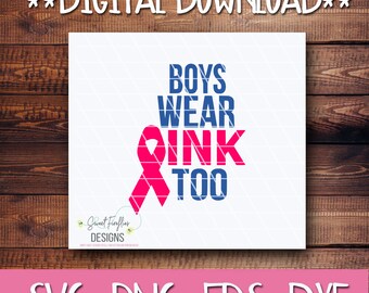 Breast Cancer Svg Png Eps Dxf Decals Cancer Breast Etsy