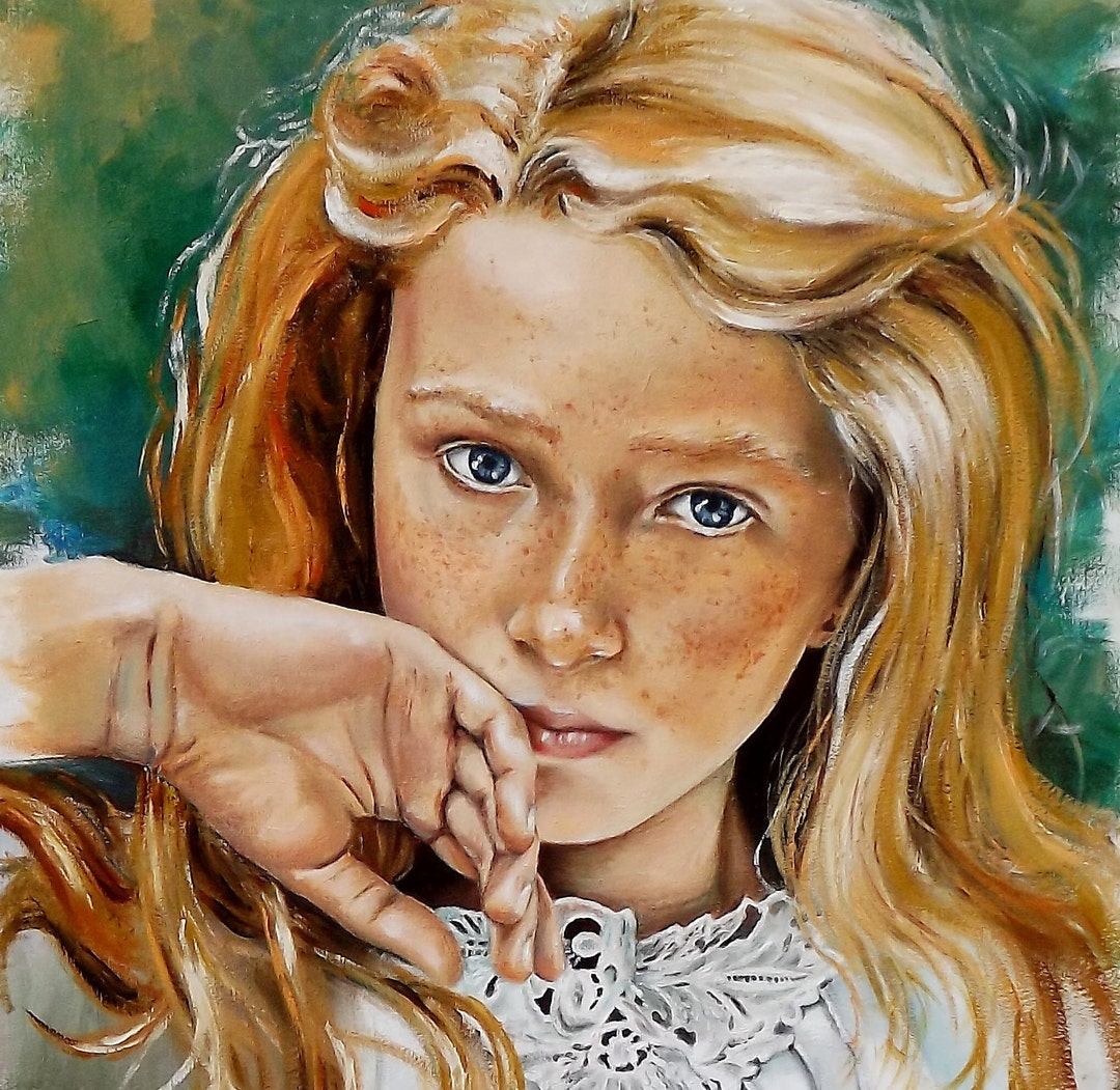 Custom Oil Painting From Photo Hand-painted Portrait on Canvas ...